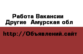 Работа Вакансии - Другие. Амурская обл.